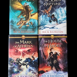 Bohaterowie Olimpu Książki w twardej oprawie | JAK NOWE | Rick Riordan
