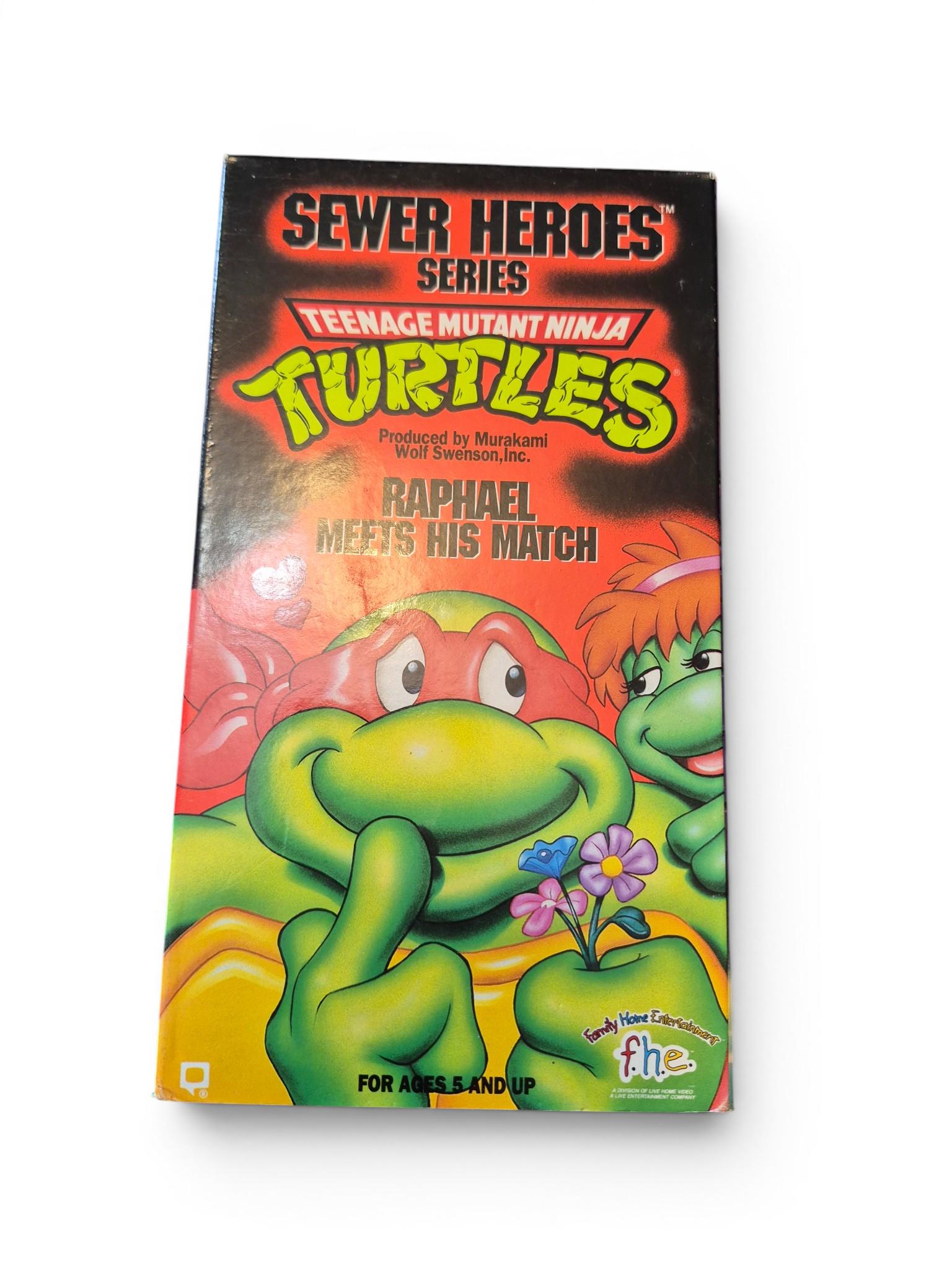 ジャンク　TURBOWINDER RE-8000 VHS Teenage Mutant Ninja Turtles Sewer Heroes Series: Raphael Meets