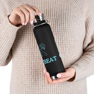 Fitness Water Bottle, Insulated Sports Flask, Gym Hydration Bottle, Workout Gift, Eco-Friendly Copper Flask