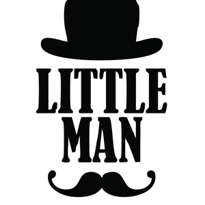 Little Man Svg Png Jpeg Cricut Glowforge Silhouette Clipart Images Digital Files Instant Download