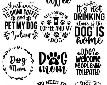 Dog Lovers SVG Files Digital Download