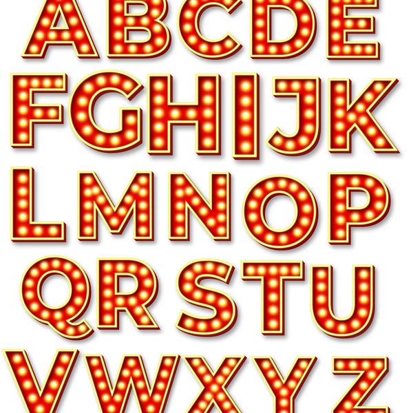 Cinema Inspired Font Classic Movie Theatre Charmed SVG PNG Digital Instant Download