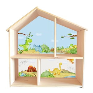 Ikea Dollhouse Dinosaur Wallpaper to Print at Home | Boys Room | Kids Bedroom