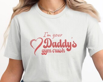 Funny Gym Crush Shirt, Cute Workout Shirt, Gift for Fitness Lovers, Gift For Her, Valentine&#39;s Day Tee, Softstyle Tee, Gym Shirt With Saying