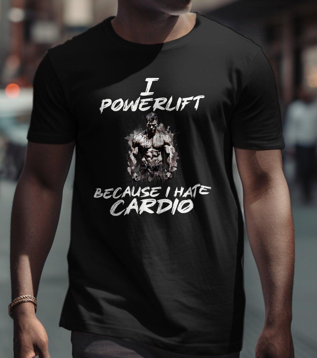 I'd Rather Be POWERLIFTING T-Shirt - Gym Weightlifting Tee For Men & Women