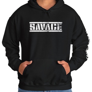 Savage Unisex Hoodie | Cozy Sweatshirt for Casual Wear | Perfect Gift for Gym Lovers, Gift For Athletes, Gift For Him, Gift For Her