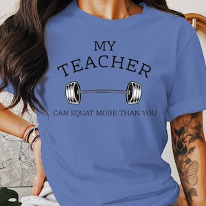 Funny Teacher Gym Shirt, Gift for Fitness Enthusiast, Teacher Appreciation, Unisex Workout Tee, Gym Shirt With Saying, Gifts For Him or Her