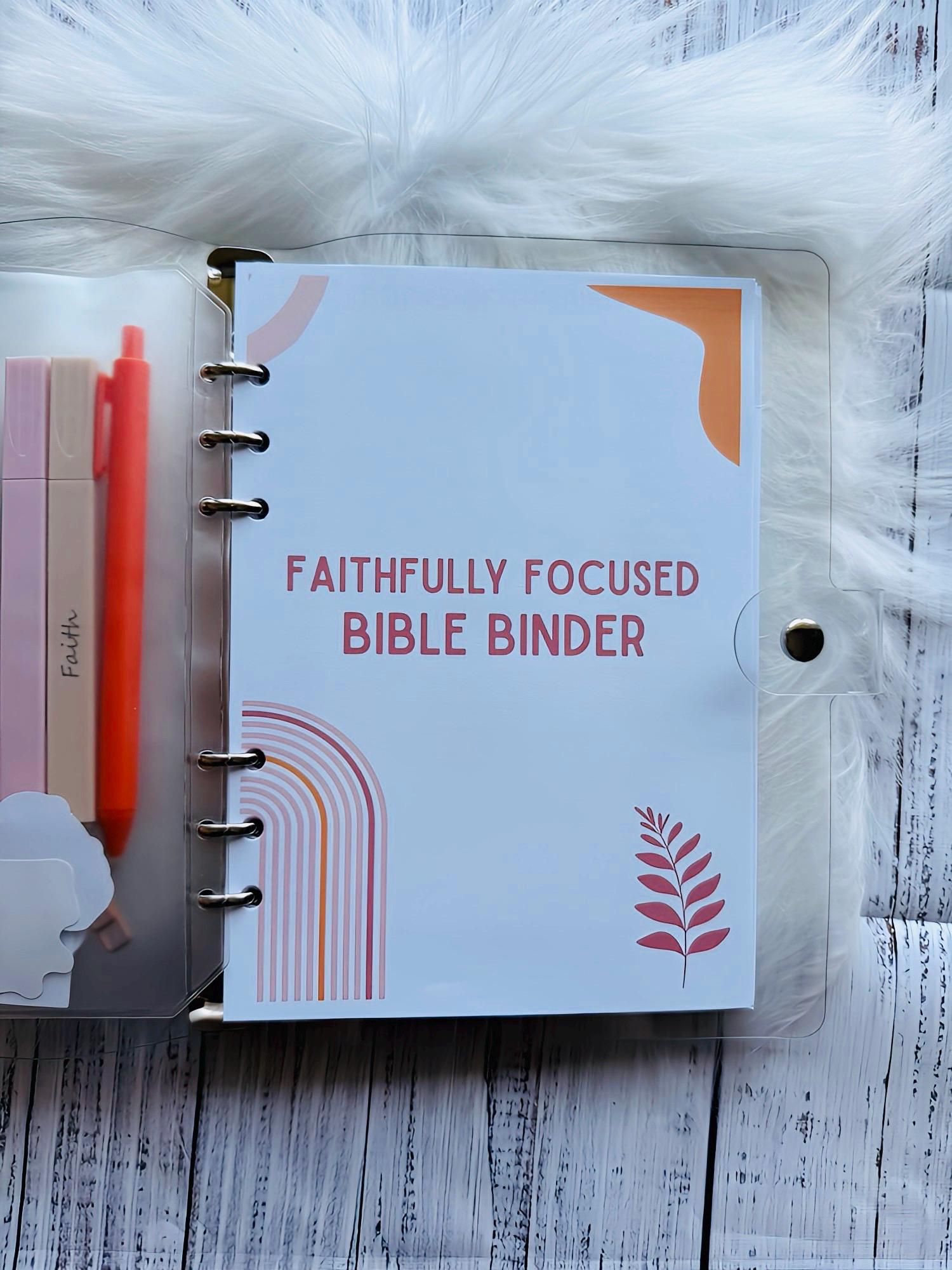 Bible Study Binder | Bible Study Book | Compact Daily Bible Study ...