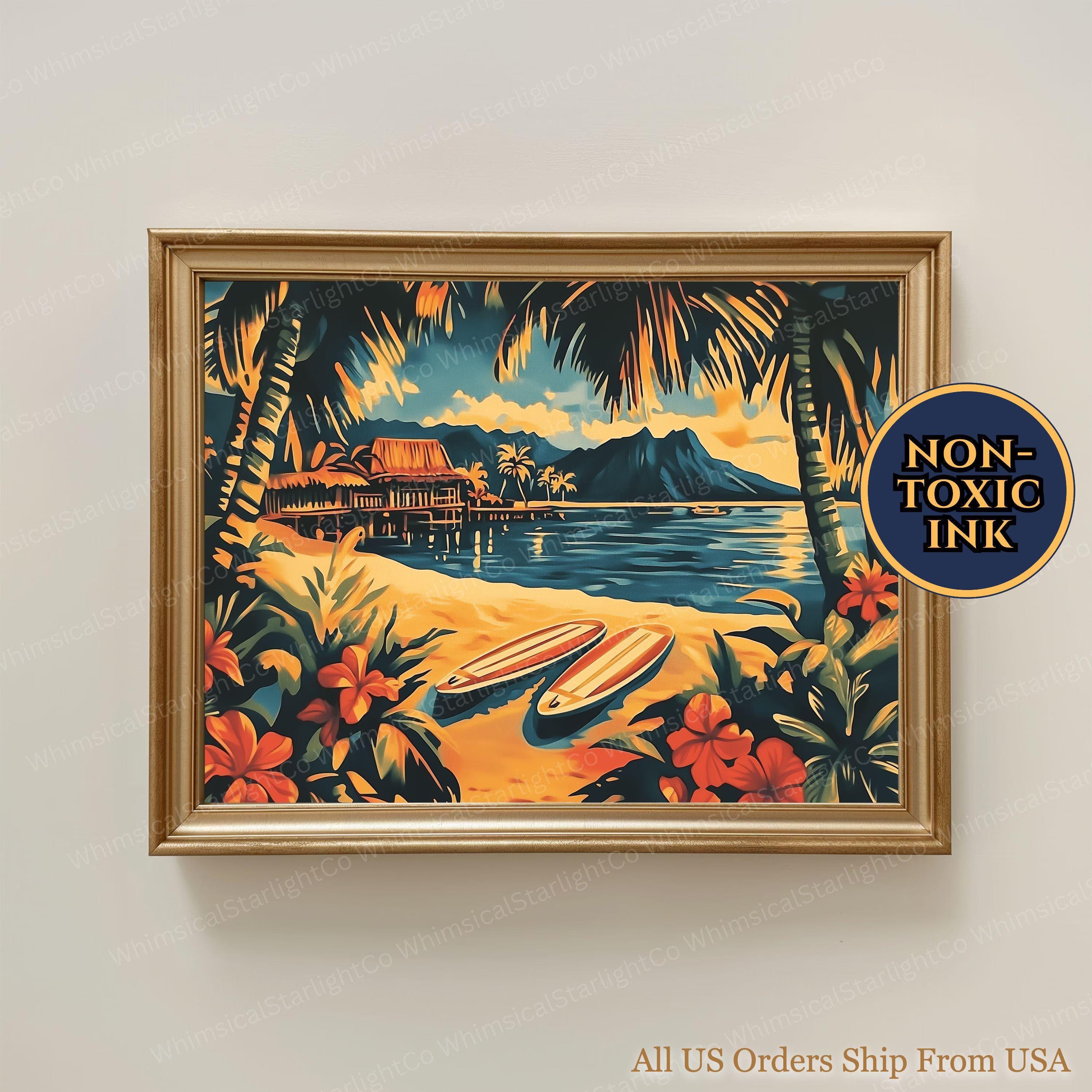 【Made in Hawaii】【希少】サーフアート 木製レリーフ 壁掛け Made in Hawaii】【希少】サーフアート 木製レリーフ 壁掛け Hawaii