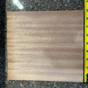 66 Sheets of Assorted Sizes of Quartered Sapele Wood Veneer