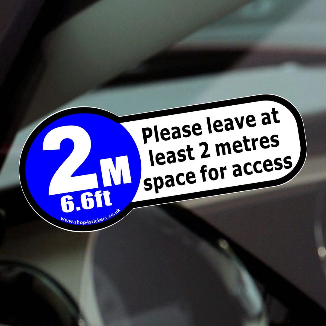Disabled Driver 2 Metre Access Sticker, Mobility Aid Sign - Etsy UK