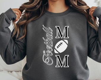 Football Mom Sweatshirt, Football Mama - Unisex Sweatshirt, Team Spirit Pullover, Sports Fan, Athletic Parent Gift, Touchdown