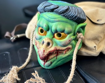Kappa Mask Hand-painted Japanese Yoka - Etsy