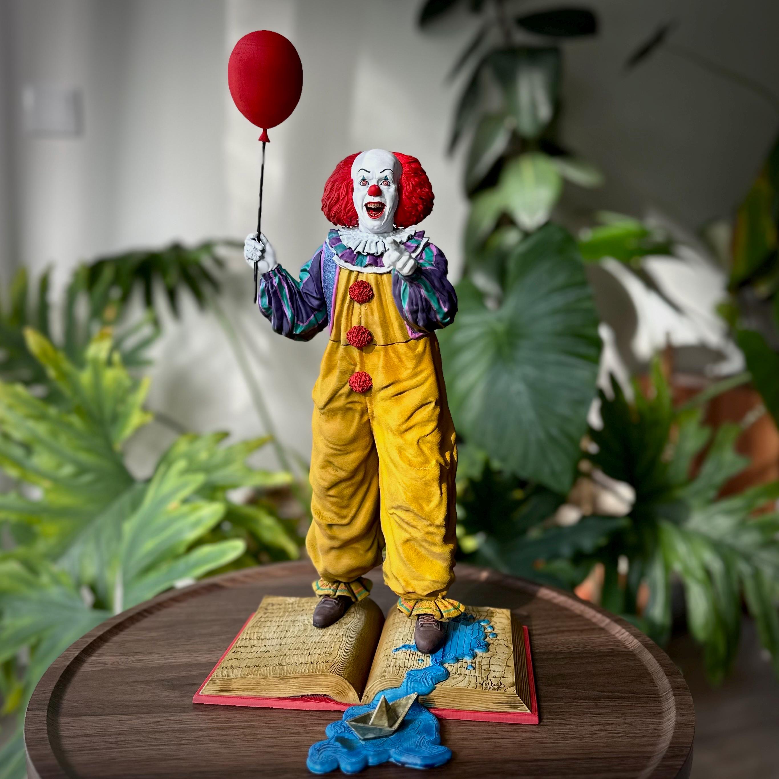 IT Pennywise Clow Tim Curry Figure - Statue REAL Photo on AI - Etsy