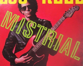 LOU REED "Mistrial" Vintage Vinyl 1986 “No Money Down” Vintage Vinyl Lp 12” RCA Videos Rock Songs Written/Produced by Lou Reed Velvet Underg