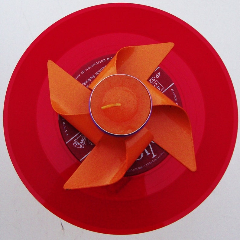 CANDLEHOLDER RECORD Art Votive Candle Incense Burner Vintage Etsy España