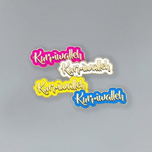 Kurriwalleh Enamel Pin | Punjabi Bridal Party Gift | Team Bride Lapel Pin | Mehndi Favor | Bachelorette Party Keepsake
