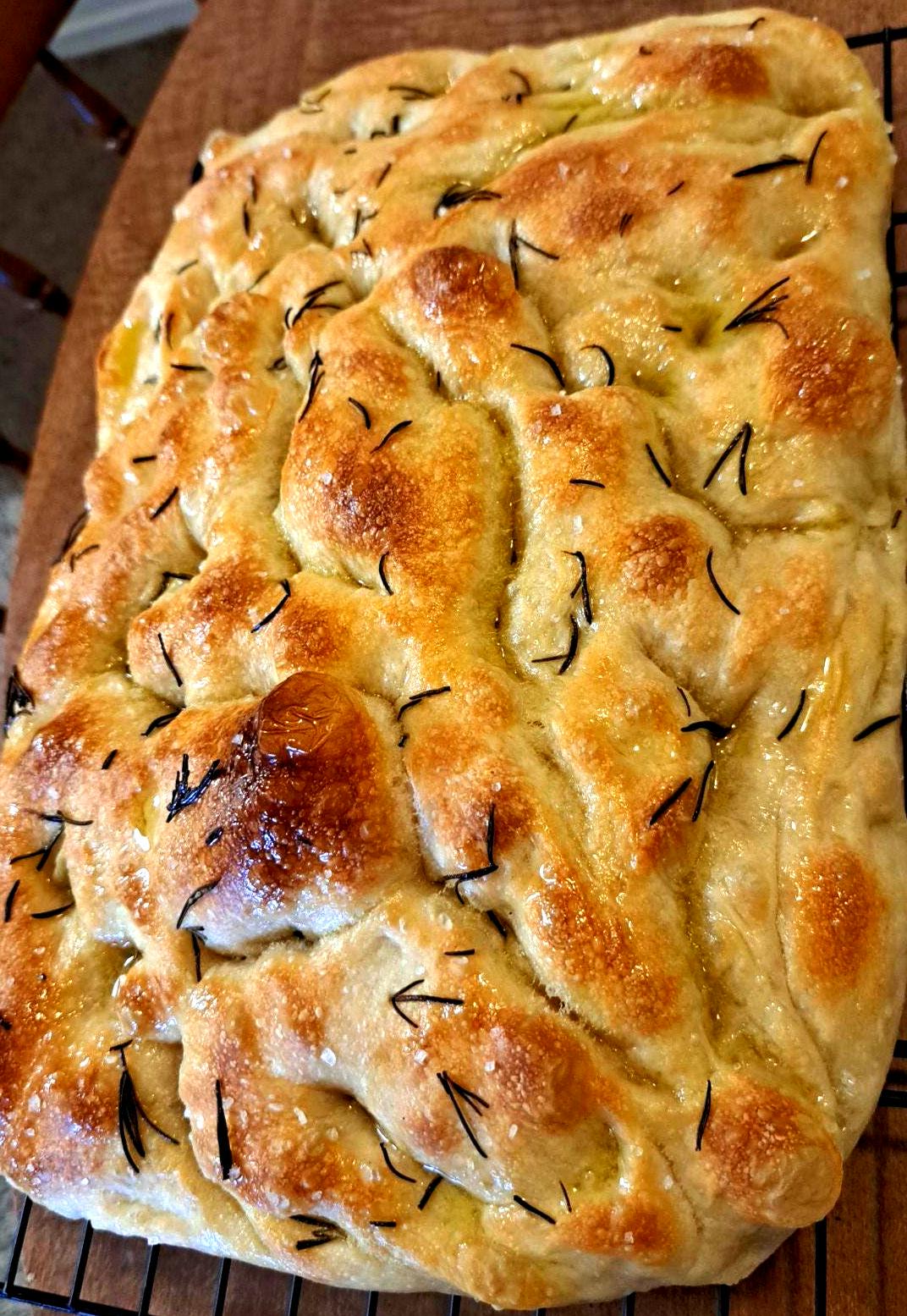 Olive Oil and Rosemary Focaccia