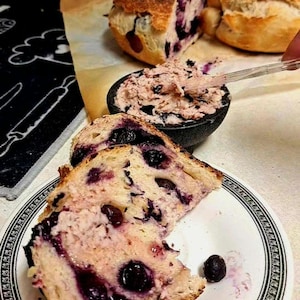 Blueberry Lemon Sourdough Round
