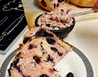 Blueberry Lemon Sourdough Round