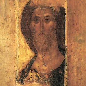 Christ Pantocrator Icon Jesus Christ by Andrei Rublev Orthodox Art Reproduction Spiritual Christian Wall Decor Religious Gift