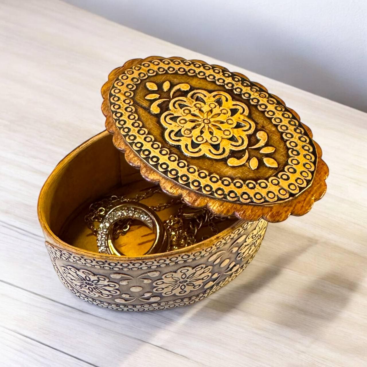 ヴィンテージの白樺樹皮箱：手作りの花の記念品、ソ連の装飾 - Etsy 日本
