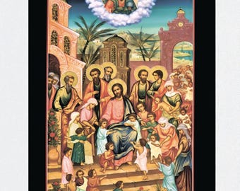 Christ Blessing Children Spiritual Gift religious wall decor meaningful christian gift