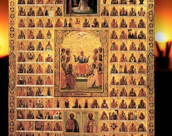 Orthodox Icon: 146 Images of Theotokos, Saints, Seraphim of Sarov