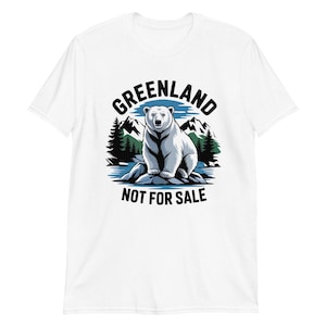 Greenland Not For Sale Shirt | Anti Trump Tee | Free Greenland Political Statement | Pride & Protest Apparel