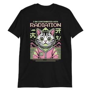 I Am Contaminated Cat Meme T-Shirt: Funny Ironic Gag Gift