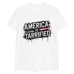 America Is Tariffied Shirt - Anti-Trump Political Resist Tee, FDT & SNL Humor Gift, Tariffied Lizzo T-shirt