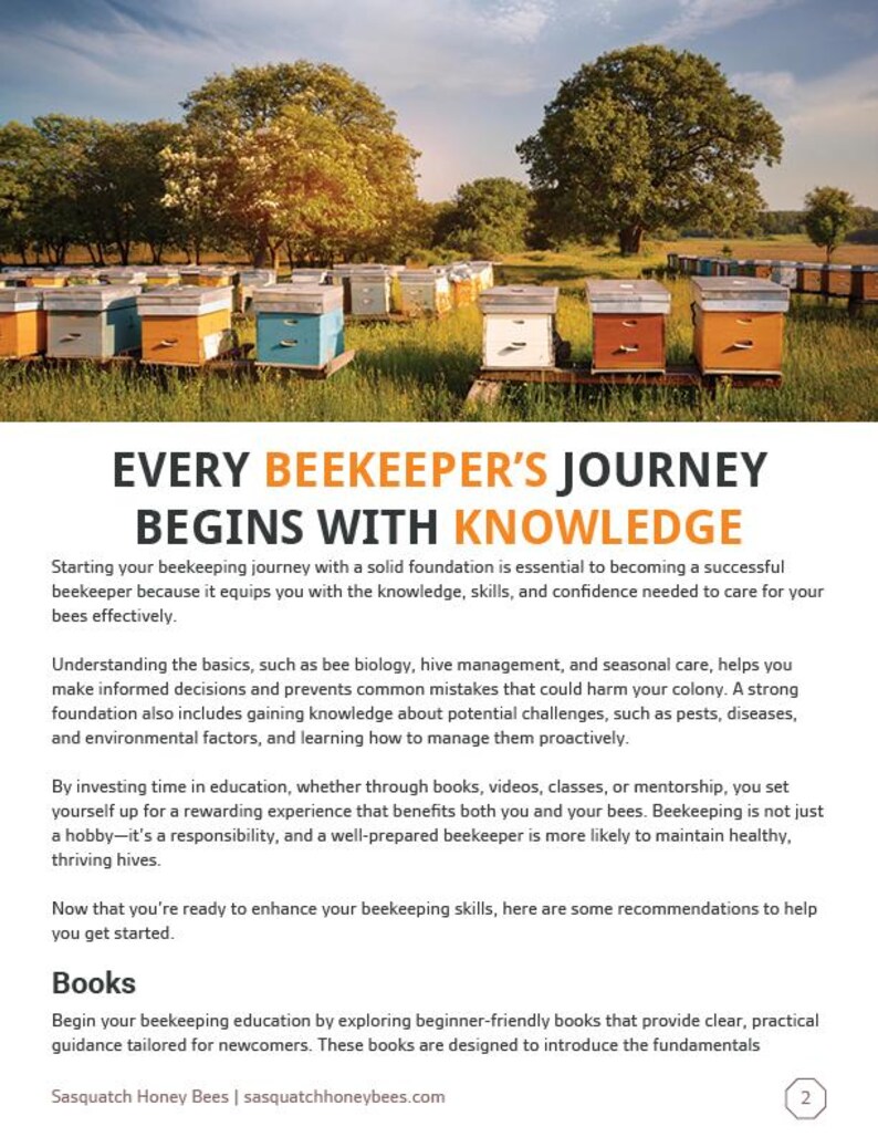 Beginner's Guide to Beekeeping - Etsy