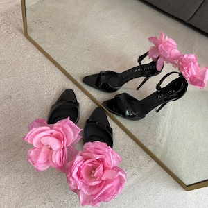 Athera Rose Flower Orchid Heels
