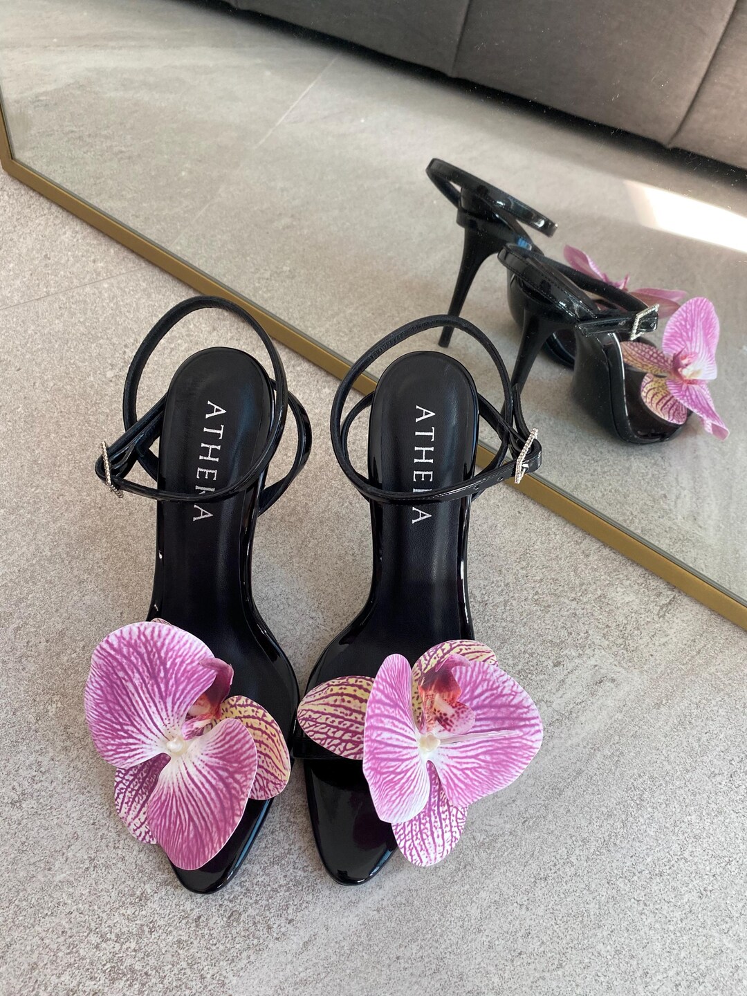 Athera Orchid Flower Heels - Weddings & Special Occasions - Etsy