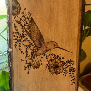 Humming Bird Wall Sign Art