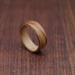 Wood Wedding Band, Wooden Ring Anniversary Band, Mens Ring, Wood Engagement Ring, Personalized Ring Minimalist Ring, 5 Year Anniversary Gift
