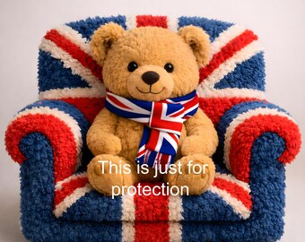 BritBear™ Union Flag Teddy Bear Print – British  Decor (Instant Download)