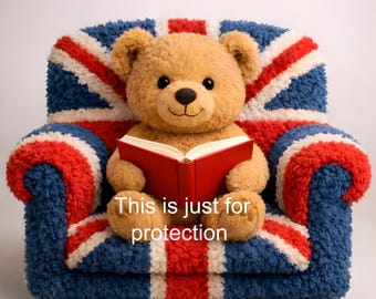 BritBear™ Union Flag Teddy Bear Print – British  Decor (Instant Download)