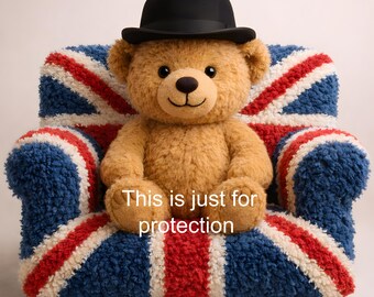 BritBear™ Union Flag Teddy Bear Print – British  Decor (Instant Download)