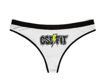 GSDFIT herenstring met bliksemlogo | Atletisch grafisch ondergoed