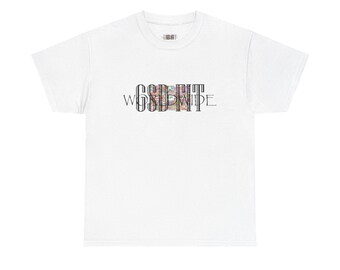 GSDFITWORLDWIDE T-SHIRT Unisex zwaar katoenen T-shirt