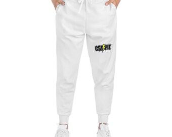 GSDFIT atletische joggingbroek met bliksemlogo | Joggingbroek met print