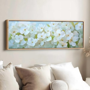 Dogwood Flower Panorama Painting, North Carolina State Flower Art, Botanical Wall Art, State Flower Print, US State Flowers Decor