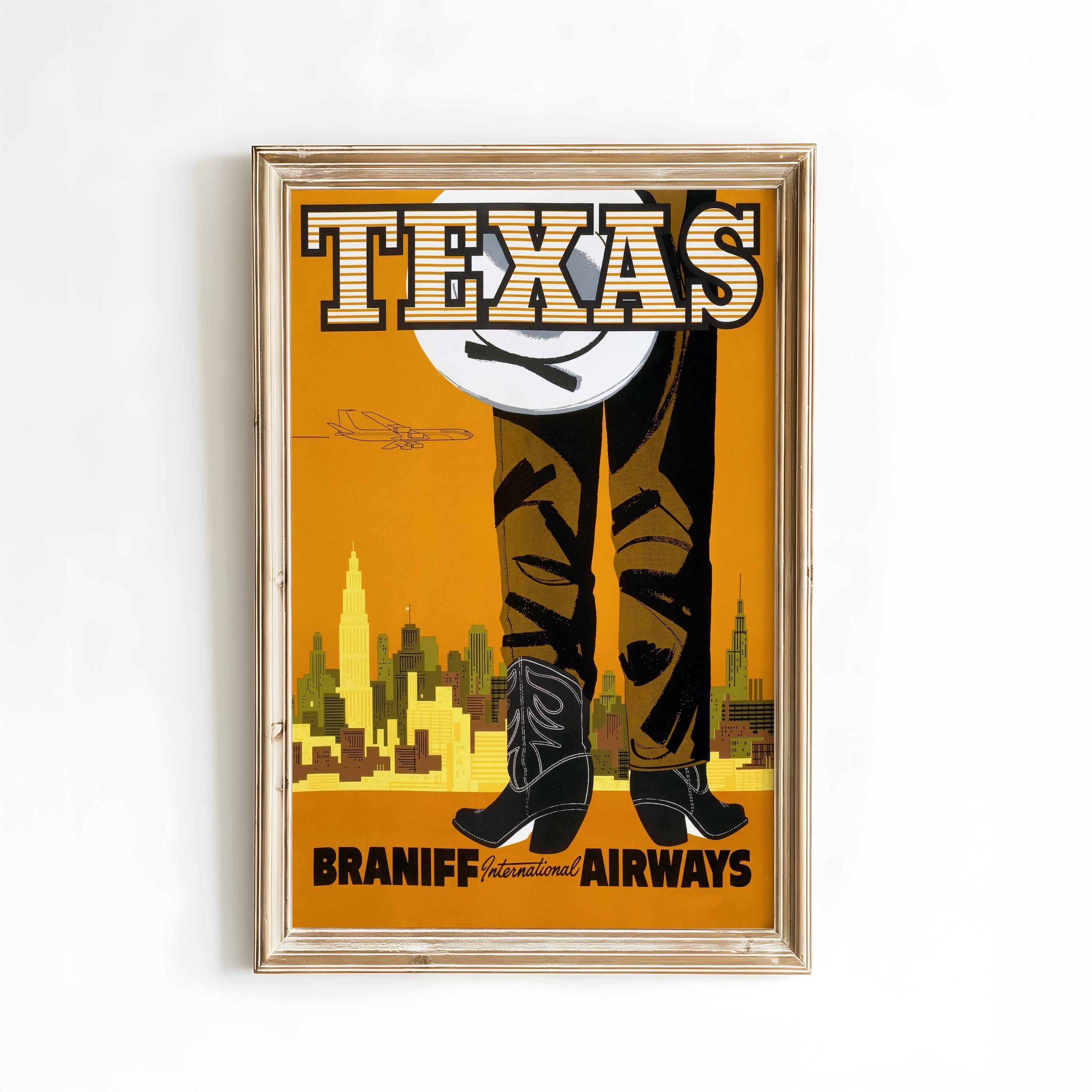 Braniff airlines posters - Etsy 日本