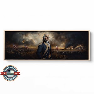 George Washington wall decor, George Washington portrait, George Washington art, George Washington gifts, George Washington print