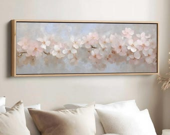 Mayflower Panorama Painting, Massachusetts State Flower Art, Botanical Wall Art, State Flower Print, US State Flowers Decor