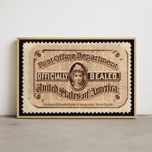 Antique Vintage Post Office Sign - Etsy