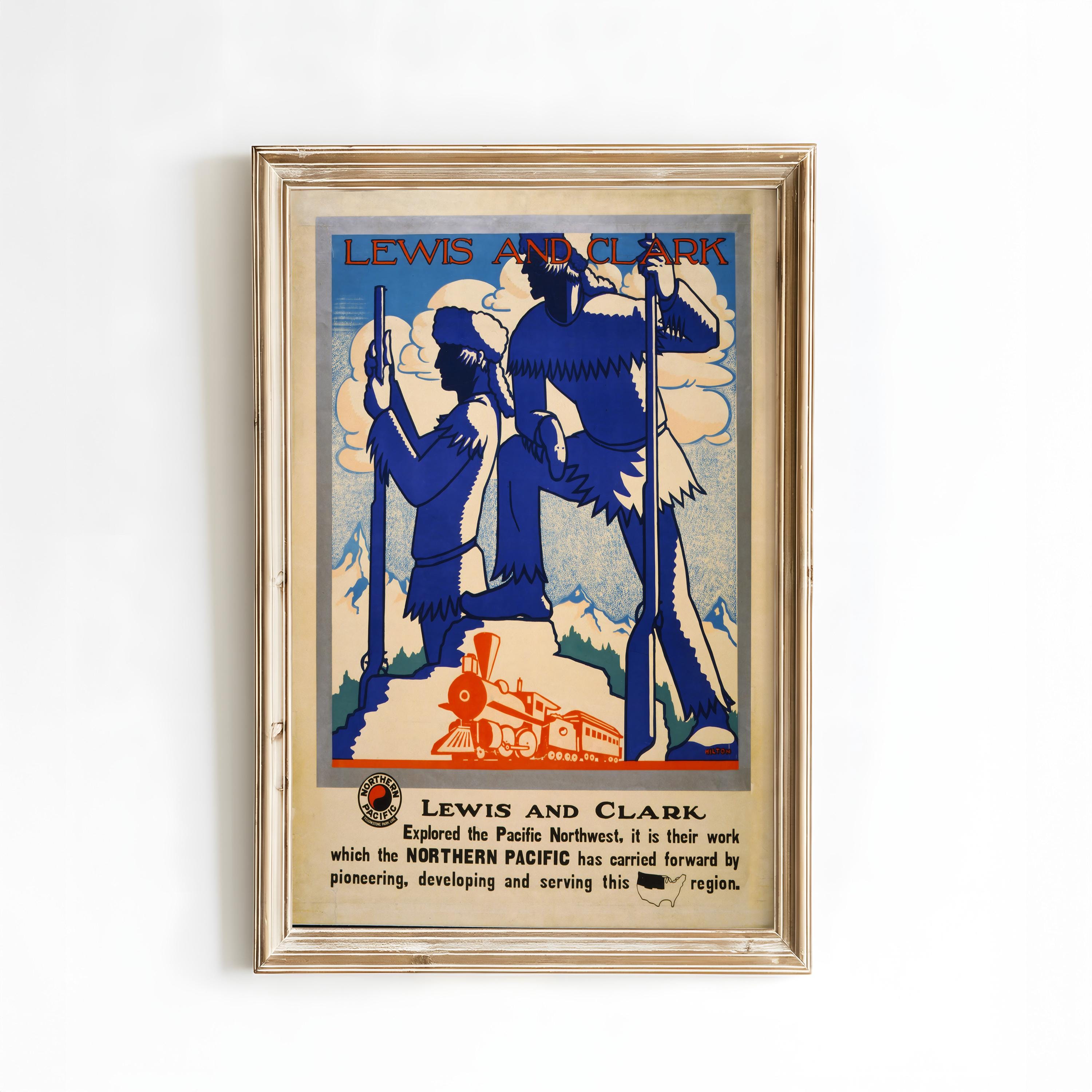 Lewis and Clark Painting - Etsy