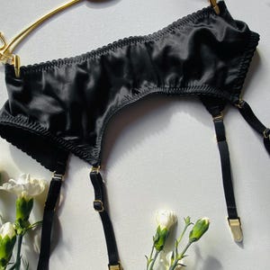 Mens Silk Garter Belt