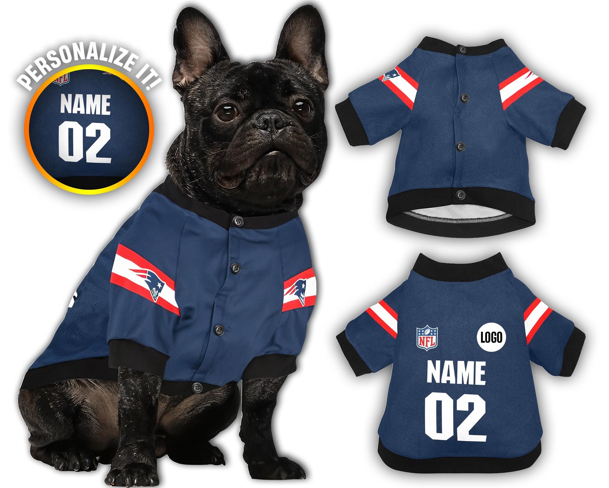 Pet Apparel Pink Patriots Dog Jersey Pink Patriots Dog Jersey 2025